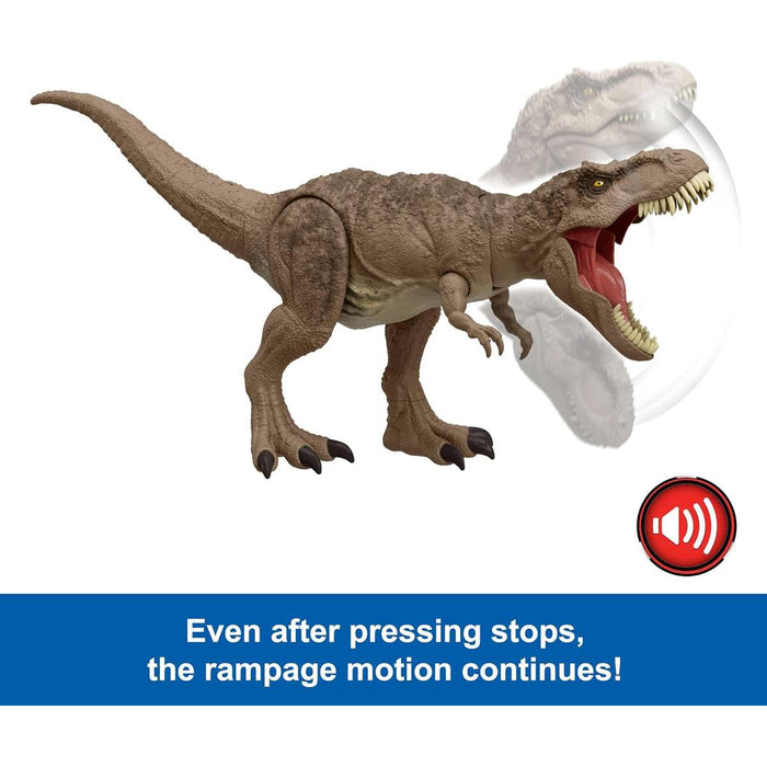MATTEL Jurassic World T-Rex Attacco Selvaggio - HXF53