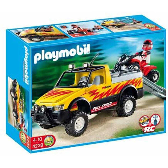 PLAYMOBIL Pick Up Con Racing Quad - 4228