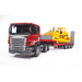 BRUDER Camion Scania E Bulldozer Cat - 03555