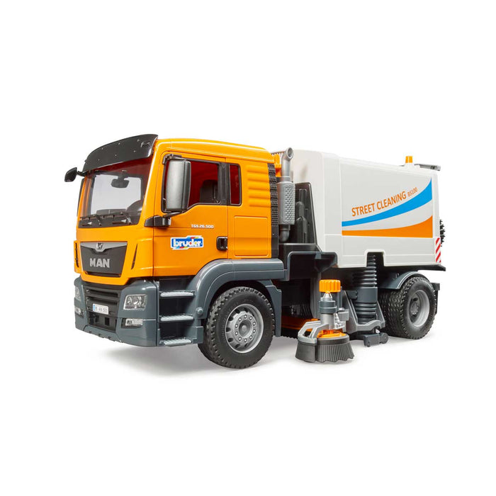 BRUDER Camion Man Tgs Pulizia Strade - 03780 — Mornati Paglia