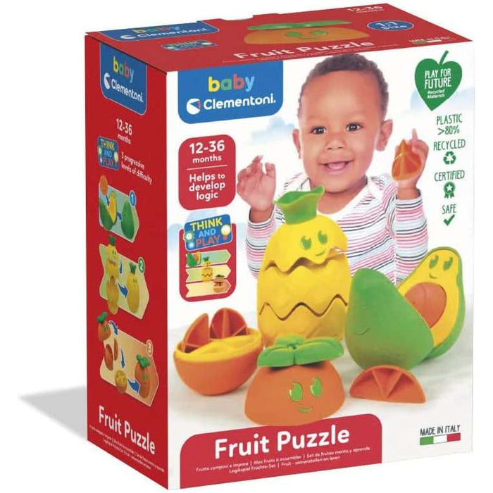 CLEMENTONI Fruit Puzzle Set - Puzzle Frutta Apprendimento - 17686