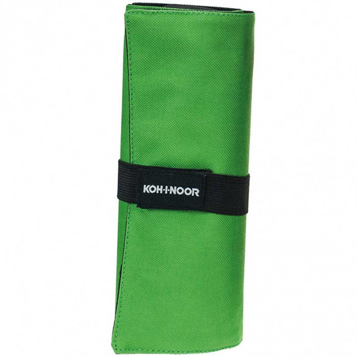 Koh-I-Noor Astuccio arrotolabile verde 24 scomparti + astuccio con zip