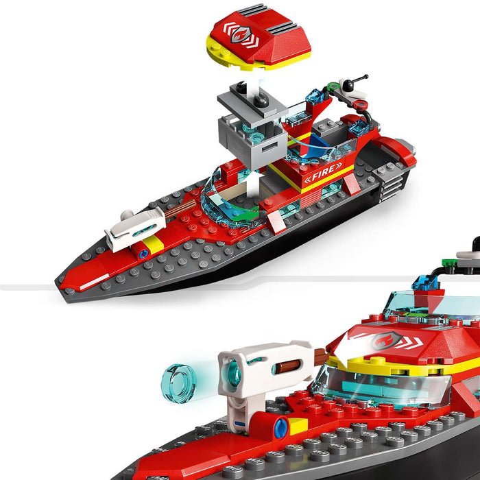 LEGO City Barca Di Soccorso Antincendio - 60373