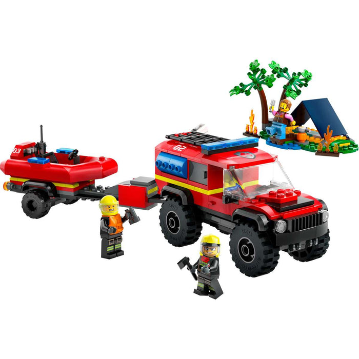 COS-LEGO CITY POMPIERI BARCA DI SOCCORSO ANTINCENDIO