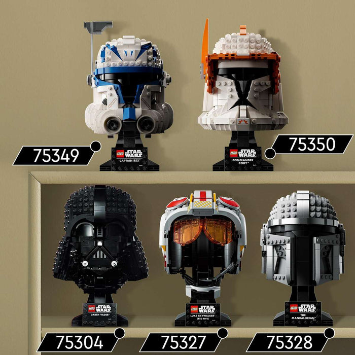 LEGO Star Wars 75350 Casco del Comandante Clone Cody, Serie Caschi 2023,  Collezione per Adulti da