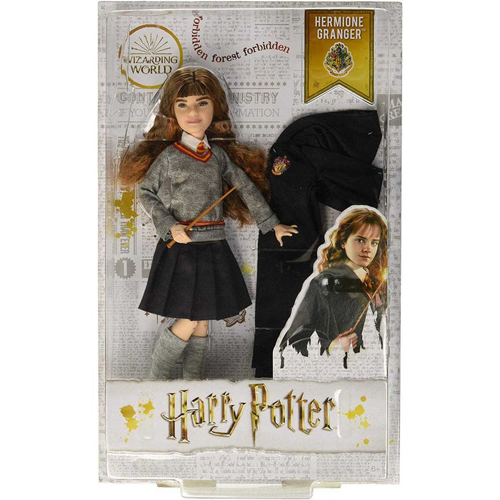 MATTEL Harry Potter, Personaggio Hermione Granger Con Uniforme Di Hogwarts E Bacchetta, 6+ Anni - FYM51