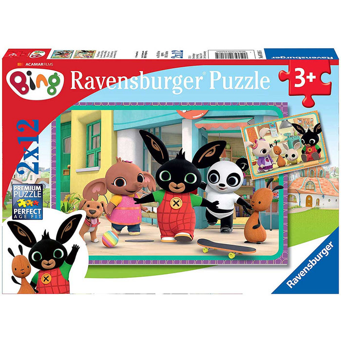 RAVENSBURGER Bing Puzzle 2X12 Pezzi - 07618