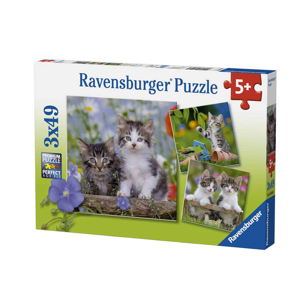 RAVENSBURGER Gattini Puzzle 3X49 Pezzi - 08046 — Mornati Paglia