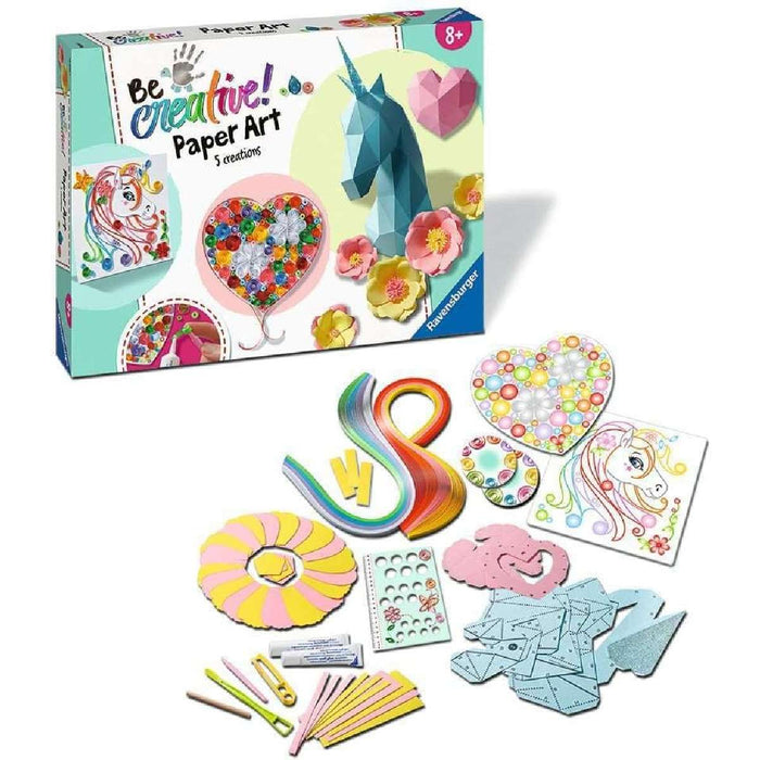 RAVENSBURGER Be Creative Maxi Paper Art Unicorn - 18236