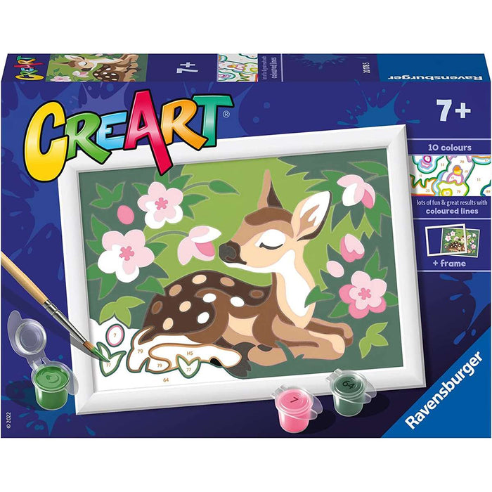 RAVENSBURGER Creart Cerbiatto Fra I Fiori - 20178 — Mornati Paglia