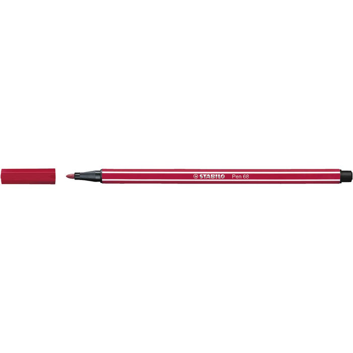 STABILO Pennarello Premium, Pen 68, Rosso Scuro - 68-50 — Mornati Paglia